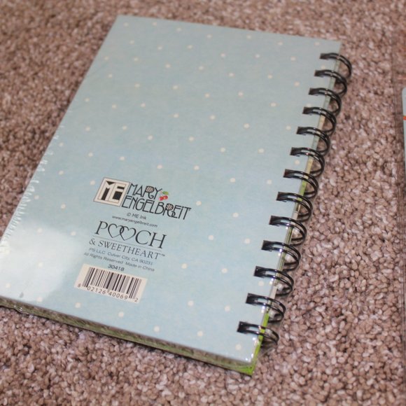 Mary Engelbreit Wire Bound Journal Photo Boomark Set A Friend is Someone FLAW - Picture 5 of 9